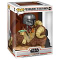 Miniatyrbild 3 av 3: POP figure Star Wars The Mandalorian Mando on Bantha with Child in Bag