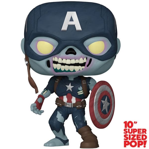 POP figure Marvel What If Zombie Captain America Exclusive 25cm