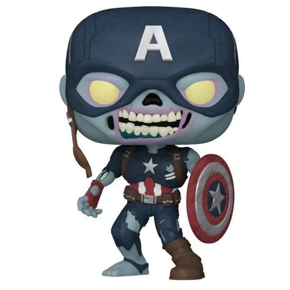 POP figure Marvel What If Zombie Captain America Exclusive 25cm