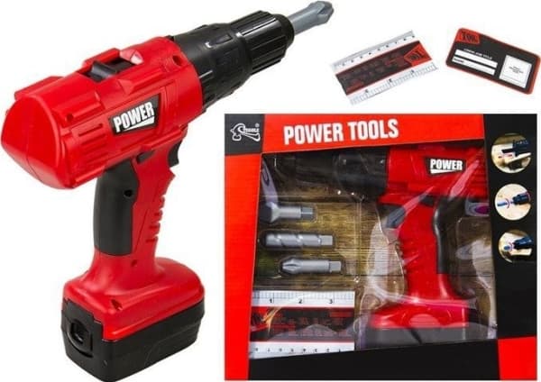 LEANToys Large Battery Drill For The Little Tinkerer