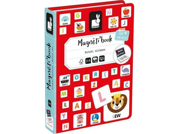 Janod Magnetibook Polska alfabetet