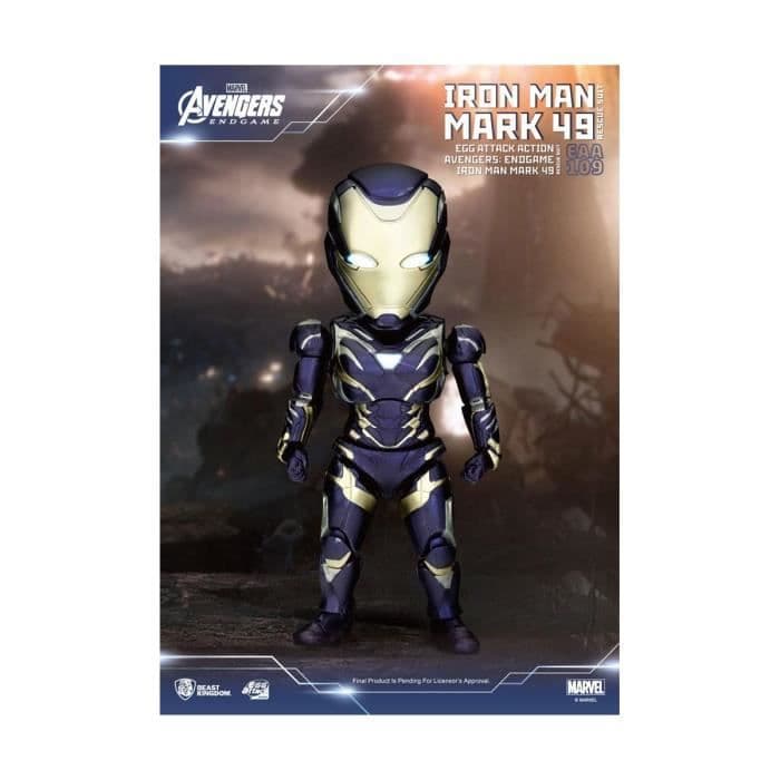 Beast Kingdom Toys - Avengers: Endgame Egg Attack - Iron Man Mark 49 Rescue Suit Figur 21 cm