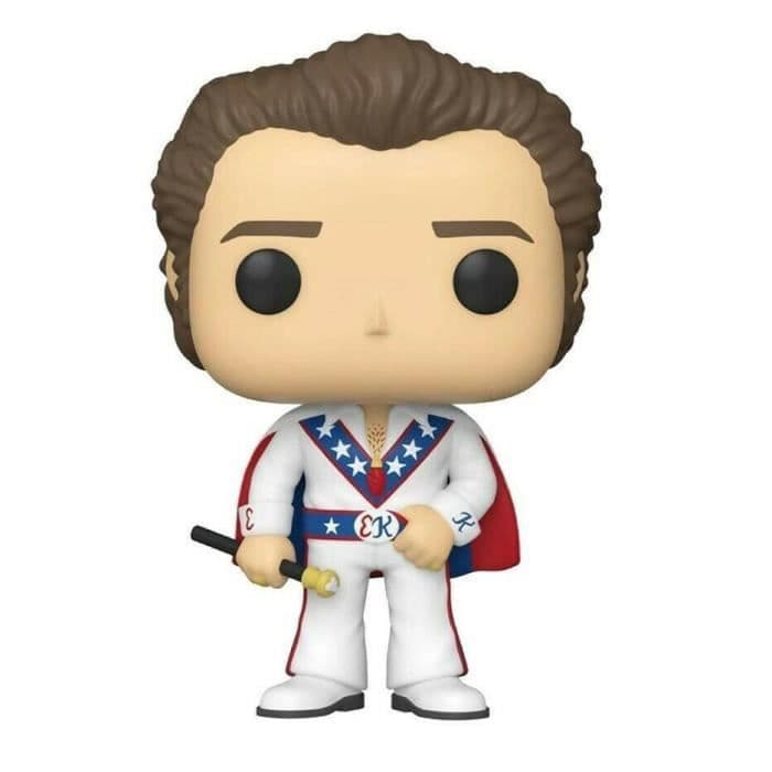 Funko Pop! - Ikoner - Evel Knive W/chase, Micromania-Zing, nummer ett inom fransk tv-spel och popkultur. Hitta