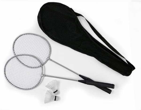 Vår och sommar badmintonset med 2 rackets, 2 bollar