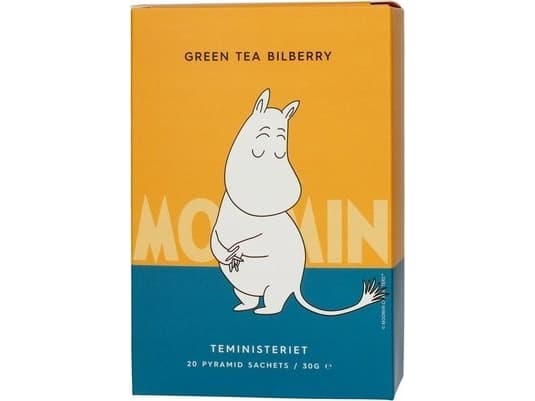Teministeriet - Moomin Green Tea Bilberry - Tea 20 pyramider