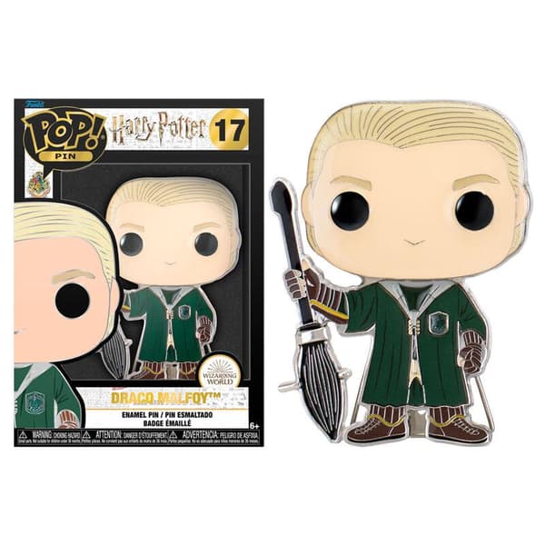 Harry Potter Draco Malfoy Large Enamel POP Pin 10cm
