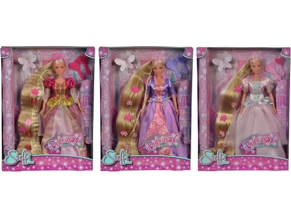 Steffi Love Rapunzel nukke 3 tyyppiä Assorted