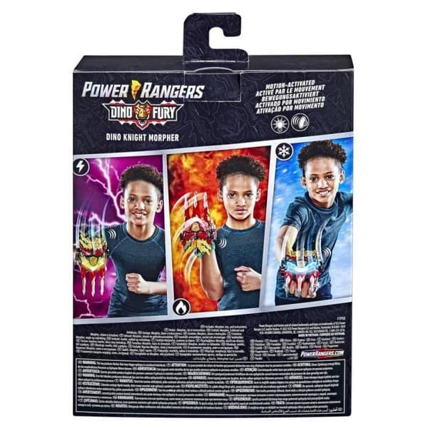 Power Rangers Dino Knight Morpher elektronisk leksak med ljud och ljus och Dino Knight-nyckel