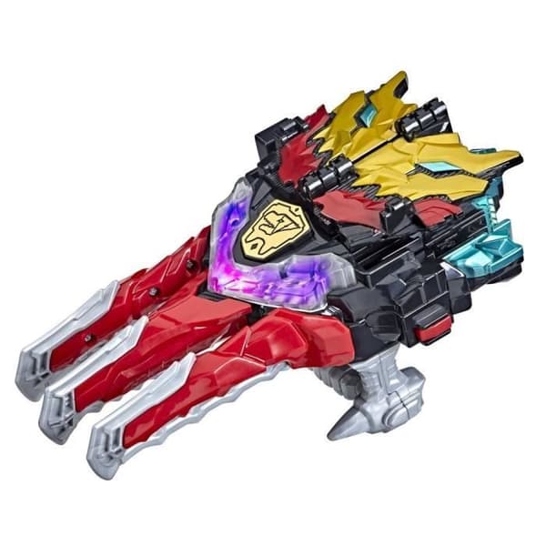 Power Rangers Dino Knight Morpher elektronisk leksak med ljud och ljus och Dino Knight-nyckel