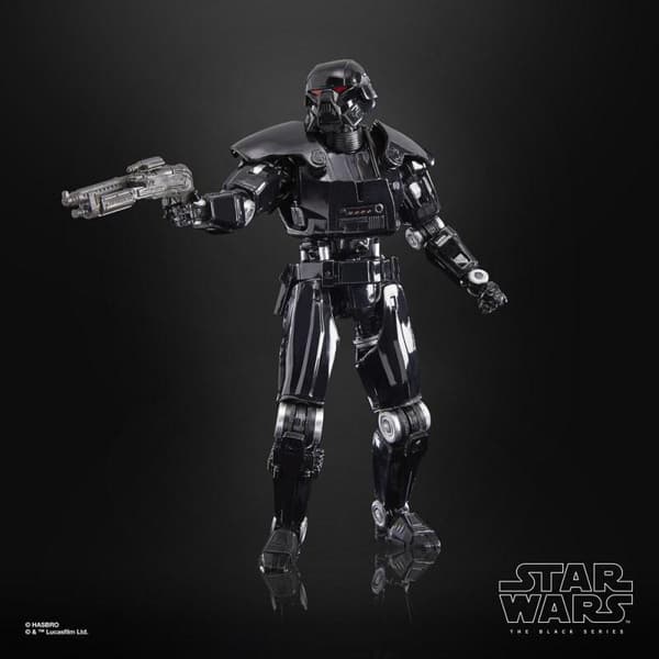 HASBRO Star Wars The Black Series Deluxe Dark Trooper The Mandalorian