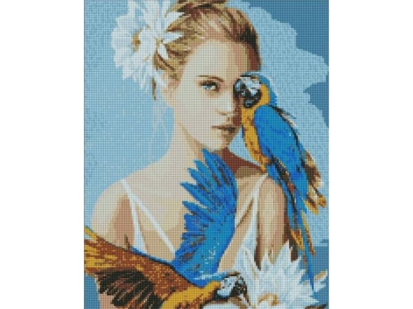 Idea Diamantmosaikk - Jente 40x50cm
