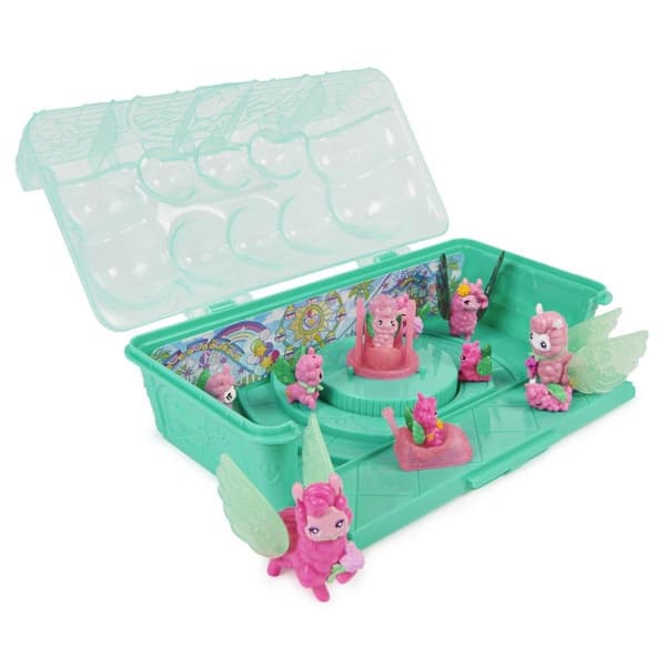 Hatchimals Rainbow Cation Family Carton Äggask Llama