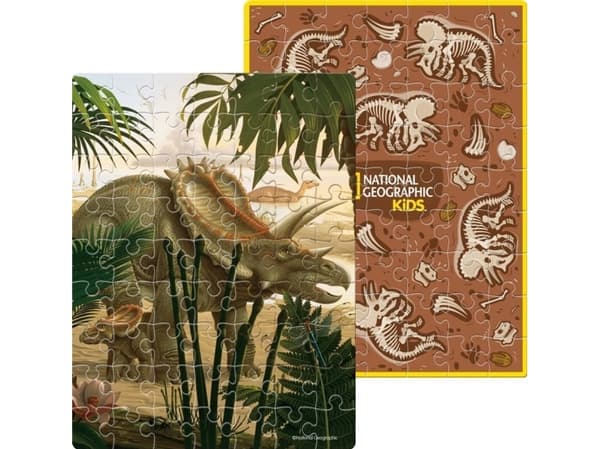 Cubic Fun PUZZLE NATIONAL GEOGRAPHIC TRICERATOPS