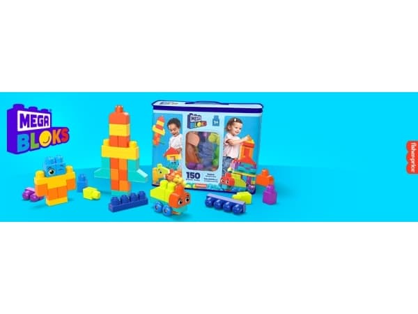 MEGA BLOKS HHM96, Rakennuspakkaus, 1 vuosi/vuosia, Muovi, 150 kpl, 2,03 kg