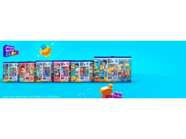 MEGA BLOKS HHM96, Rakennuspakkaus, 1 vuosi/vuosia, Muovi, 150 kpl, 2,03 kg