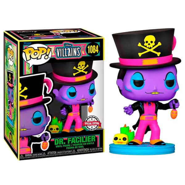 POP figure Disney Villains Dr. Facilier Black Light Exclusive