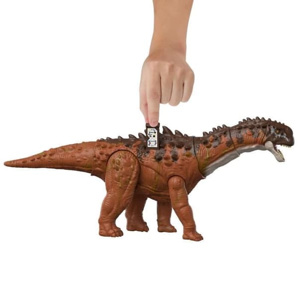 Jurassic World Figure - MATTEL - Ampelosaurus Mega Action - Storskalig - Realistiska rörelser - från 4 år och uppåt