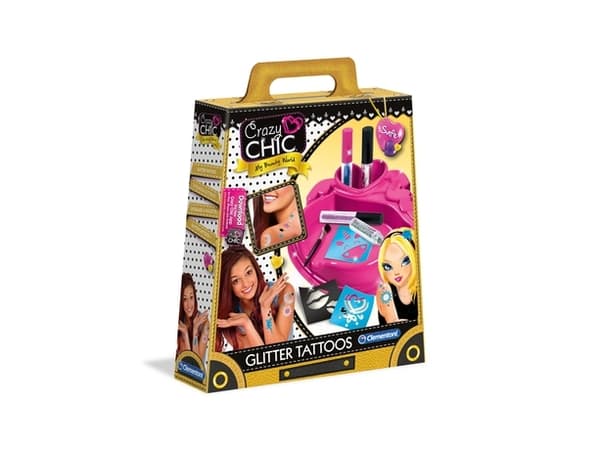 Clementoni Crazy Chic Make-up - Glitter Tattoos