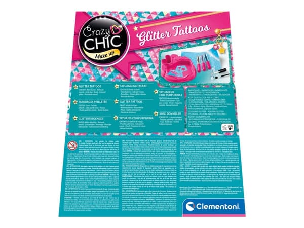 Clementoni Crazy Chic Make-up - Glitter Tattoos