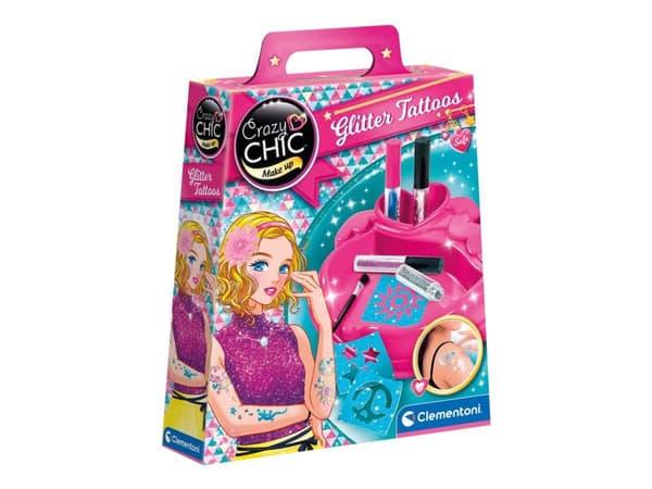 Clementoni Crazy Chic Make-up - Glitter Tattoos