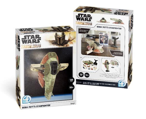 Star Wars Boba Fetts Starfighter 3D-puslespil 130 brikker