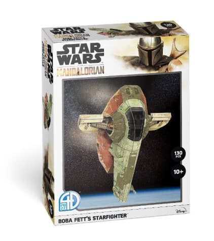 Star Wars Boba Fetts Starfighter 3D-puslespil 130 brikker