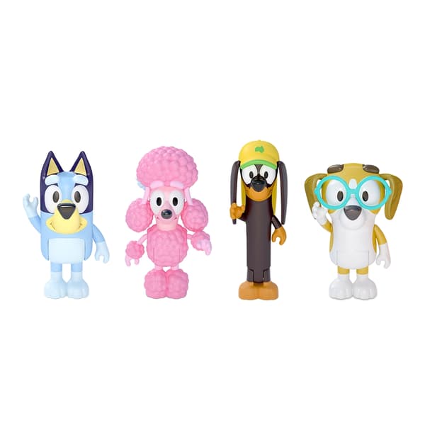 Bluey Figursæt 4-pak, 1 stk