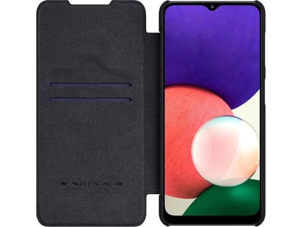 Nillkin NILLKIN NILLKIN QIN BOOK LEATHER ETUISE SAMSUNG GALAXY A22 4G BLACK vakio
