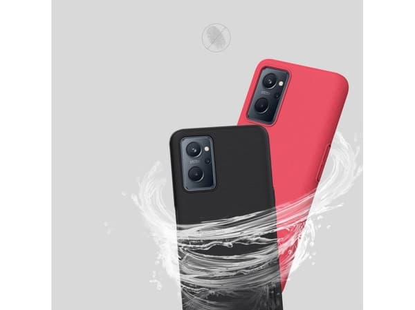Nillkin Nillkin Super Frosted Shield Etui + Podstawka Realme 9I Czarny