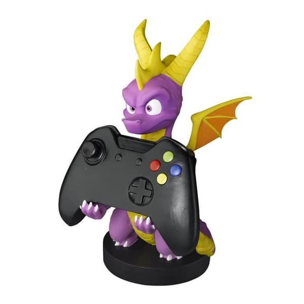 Spyro The Dragon Figure - Stativ &amp; Laddare för Controller och Smartphone - Utsökt spel