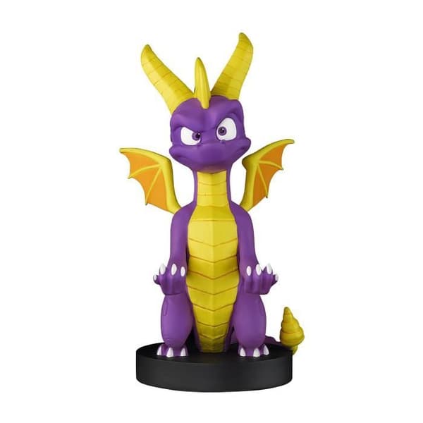 Spyro The Dragon Figure - Stativ &amp; Laddare för Controller och Smartphone - Utsökt spel Multifärg