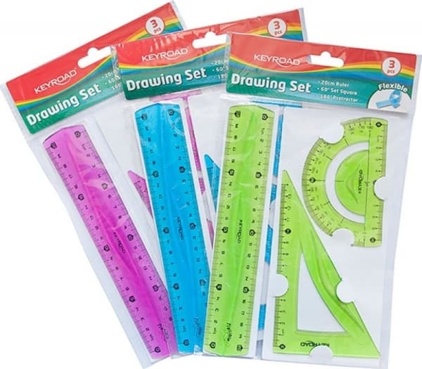 Keyroad geometrisk KEYROAD Flexibelt medium, hängande etikett, blandade färger