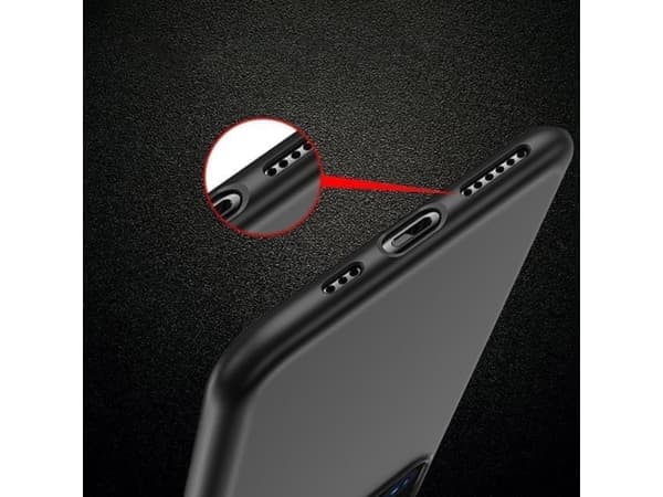 Hurtel Soft Case geelinen elastinen kotelo Vivo V23 5G musta