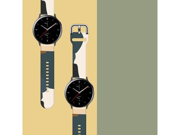 Hurtel Strap Camo Band for Samsung Galaxy Watch 42 mm Silikonrem Camo Watch Armbånd (13)