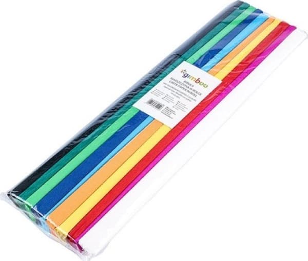 Gimboo GIMBOO rypytetty pehmopaperi, rullassa, 50x200cm, 10 kpl, sekavärit