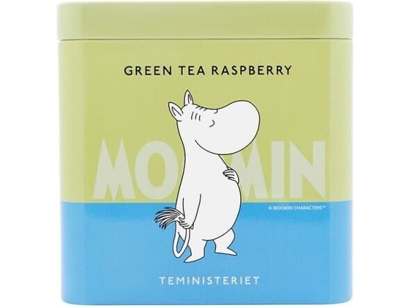Teministeriet - Muumi vihreää teetä vadelma - Irtotee 100g