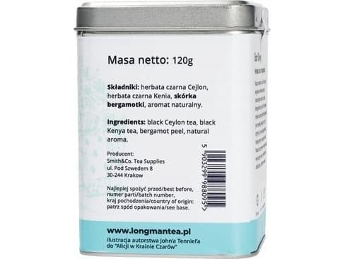 Long Man Tea Long Man Tea - Earl Grey - Herbata sypana - Puszka 120g