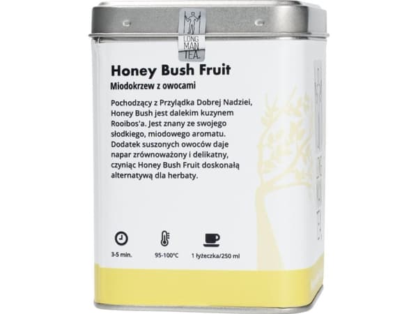 Long Man Tea Long Man Tea - Honey Bush Fruit - Herbata sypana - Puszka 120g