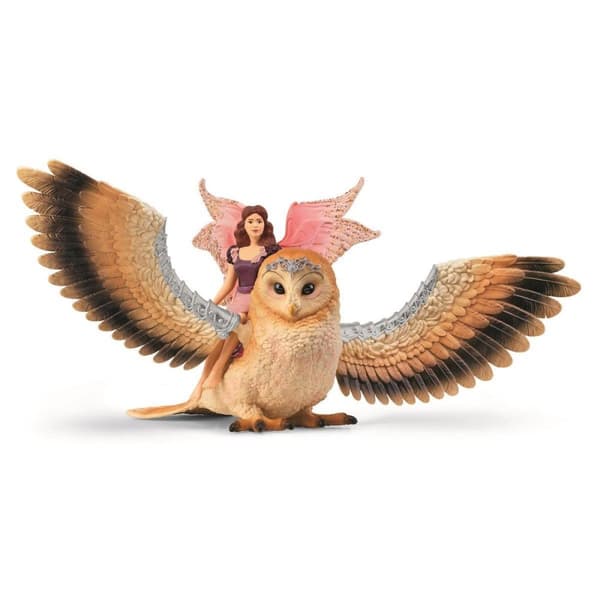 schleich® BAYALA Fairy in Flight on Glam Owl 70789