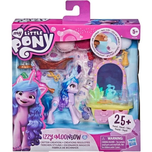 MY LITTLE PONY - En ny generation - Izzy Moonbow Roliga skapelser - 25 tillbehör och ponny