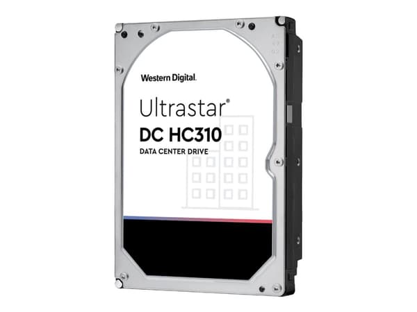 WD Ultrastar DC HC310 HUS726T6TALE6L4 - Hårddisk - 6 TB - intern - 3,5" - SATA 6Gb/s - 7200 rpm - buffert: 256 MB