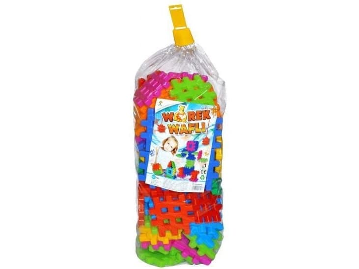 Swirl Bag of waffles construction blocks