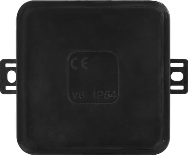 Surface mounted box CLICK, IP54, 12 conduit entries, 85x85x41mm, black, OR-JB-13803/B