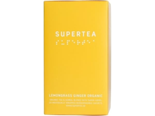 Teministeriet Teministeriet - Supertea Sitruunaruoho Inkivääri Luomu - Tee 20 pussia 20 pussia