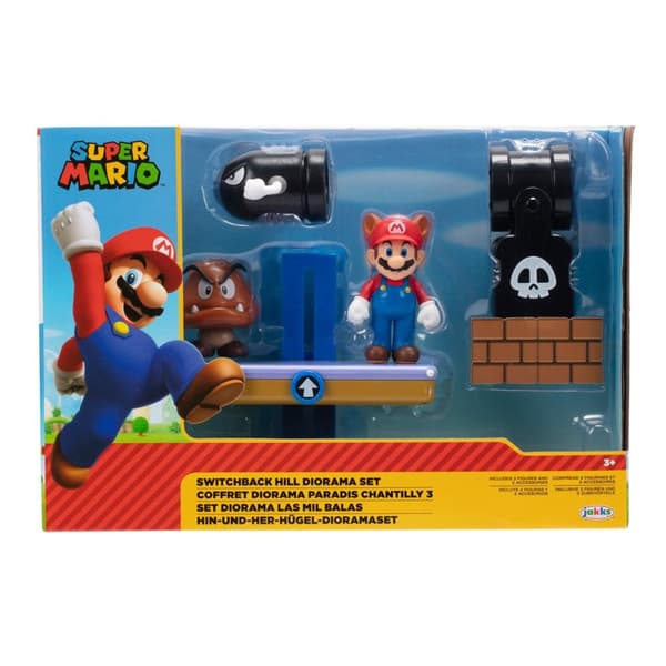 Super Mario Diorama Set Switchback Hill