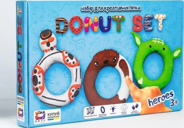 Donut Heroes Creative Modeling Set 70089 OKT 4606
