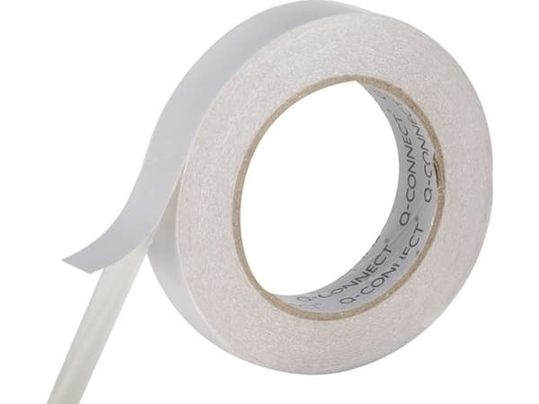 Q-Connect Q-CONNECT dobbeltsidig monteringstape, 18mm, 3m, hvit