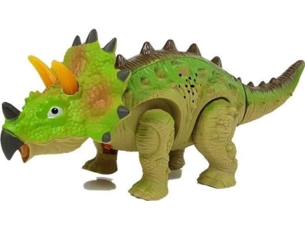 Lean Sport Dinozaur na Baterie Triceratops Zielony (7189)
