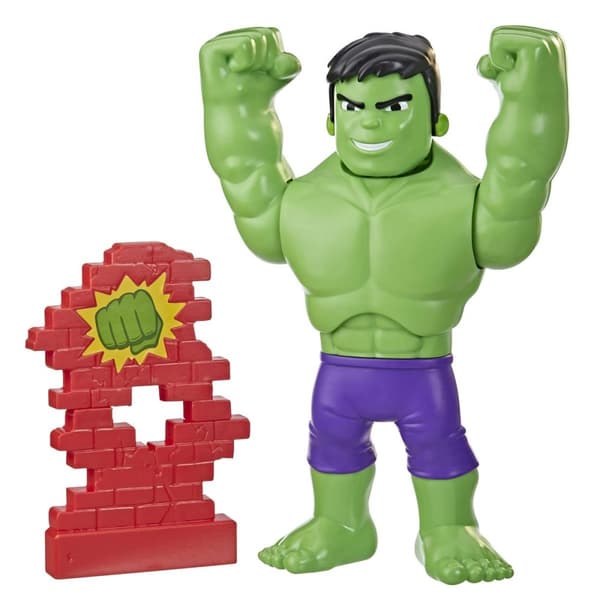 Spidey and his Amazing Friends Supersized Figur Power Smash Hulken
