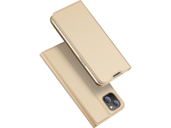 Dux Ducis Dux Ducis Skin Pro holsteri kotelo flip cover iPhone 14 Max kultainen